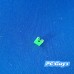 10pcs 2.54mm Pitch Short-Connect Cap Jumper Green